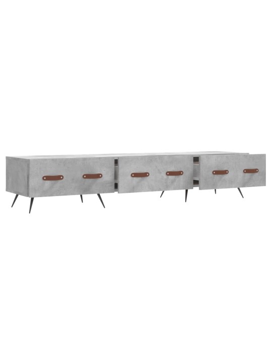 TV skříňka betonově šedá 150 x 36 x 30 cm kompozitní dřevo