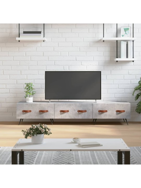 TV skříňka betonově šedá 150 x 36 x 30 cm kompozitní dřevo