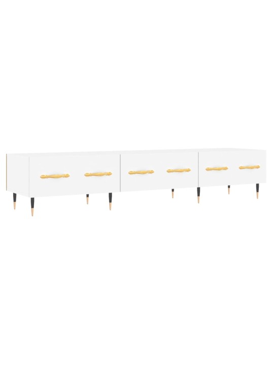 TV skříňka bílá 150 x 36 x 30 cm kompozitní dřevo