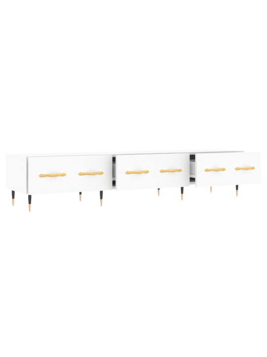 TV skříňka bílá 150 x 36 x 30 cm kompozitní dřevo