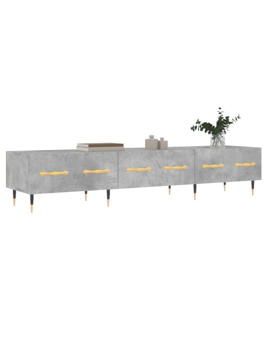 TV skříňka betonově šedá 150 x 36 x 30 cm kompozitní dřevo