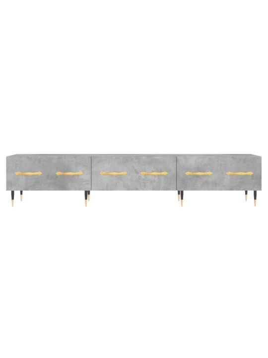 TV skříňka betonově šedá 150 x 36 x 30 cm kompozitní dřevo