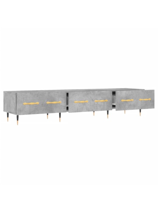 TV skříňka betonově šedá 150 x 36 x 30 cm kompozitní dřevo