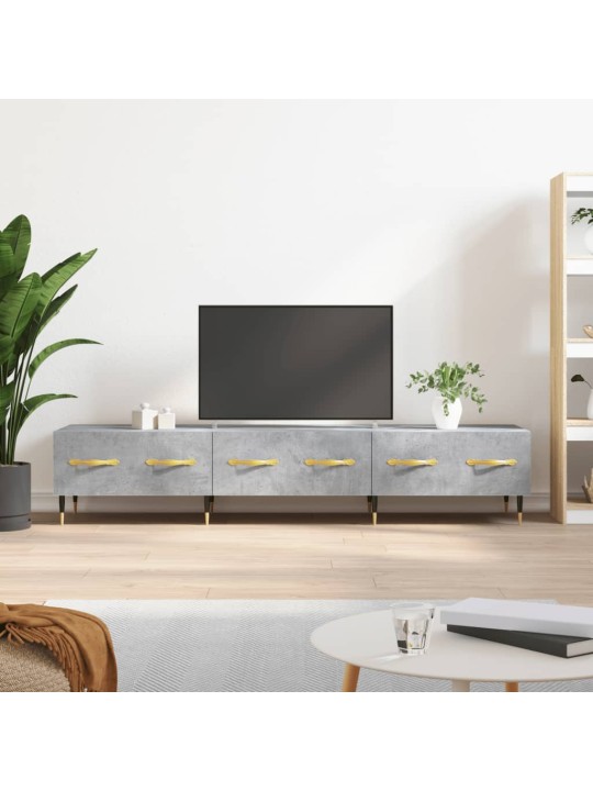 TV skříňka betonově šedá 150 x 36 x 30 cm kompozitní dřevo