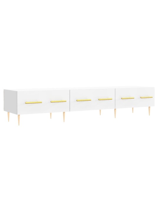 TV skříňka bílá 150 x 36 x 30 cm kompozitní dřevo