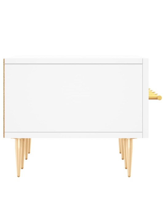 TV skříňka bílá 150 x 36 x 30 cm kompozitní dřevo