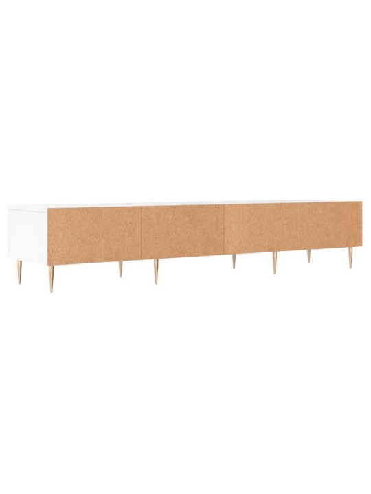 TV skříňka bílá 150 x 36 x 30 cm kompozitní dřevo
