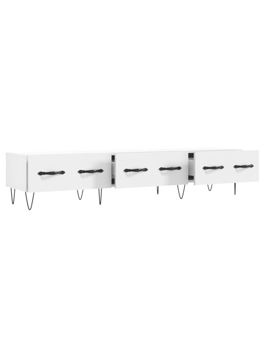 TV skříňka bílá 150 x 36 x 30 cm kompozitní dřevo