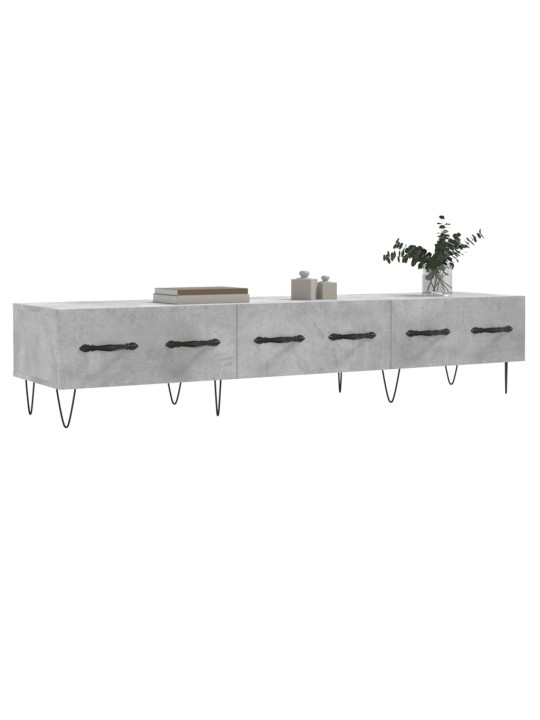 TV skříňka betonově šedá 150 x 36 x 30 cm kompozitní dřevo