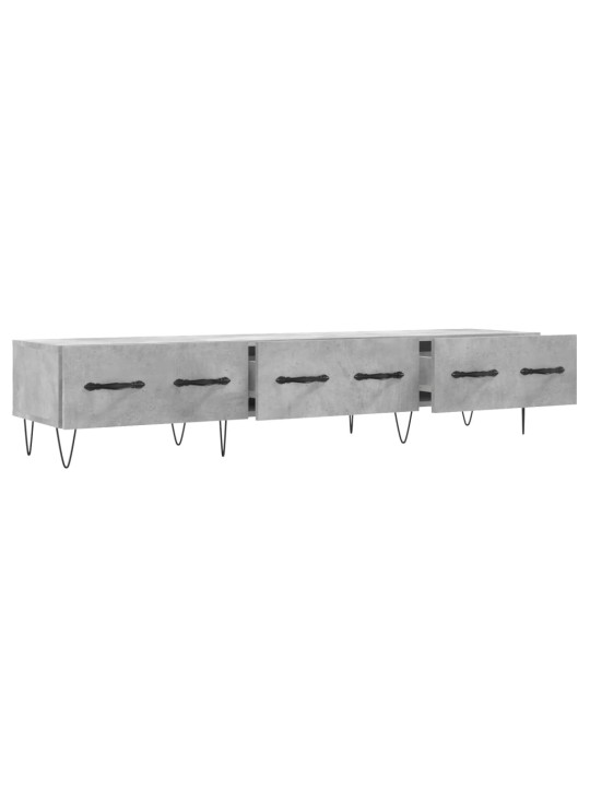 TV skříňka betonově šedá 150 x 36 x 30 cm kompozitní dřevo