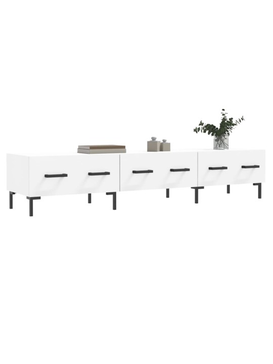 TV skříňka bílá 150 x 36 x 30 cm kompozitní dřevo