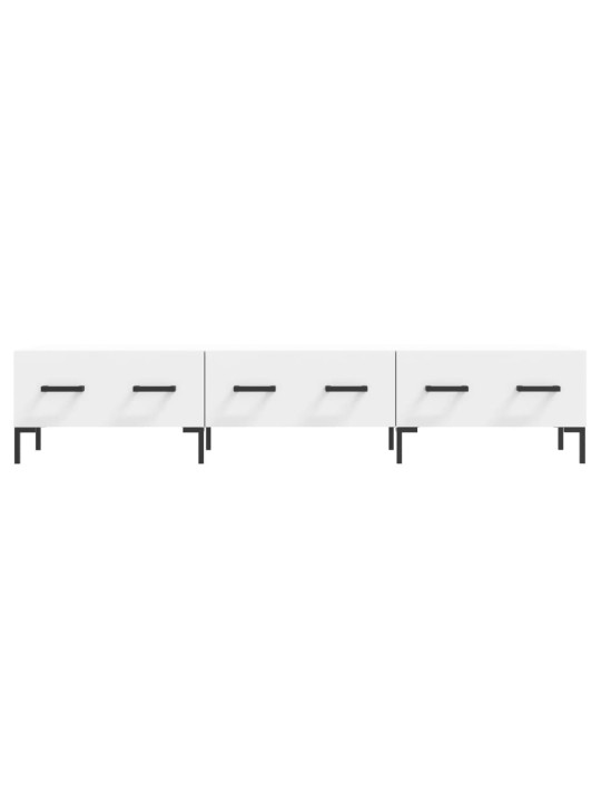 TV skříňka bílá 150 x 36 x 30 cm kompozitní dřevo