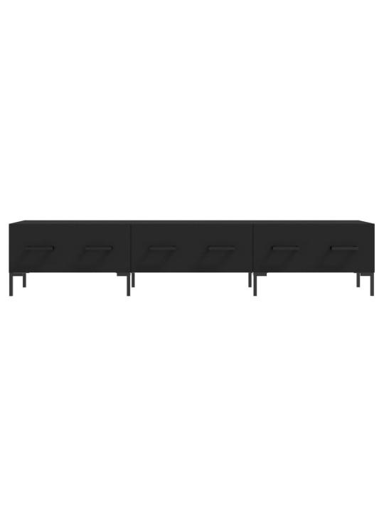 TV skříňka černá 150 x 36 x 30 cm kompozitní dřevo