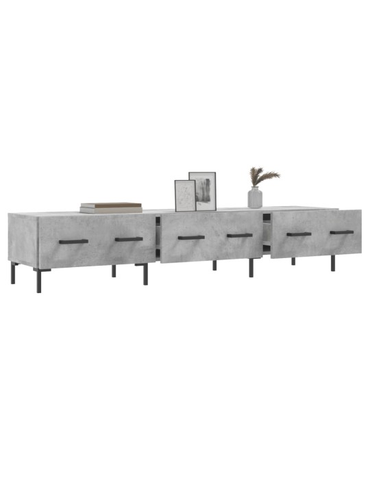 TV skříňka betonově šedá 150 x 36 x 30 cm kompozitní dřevo