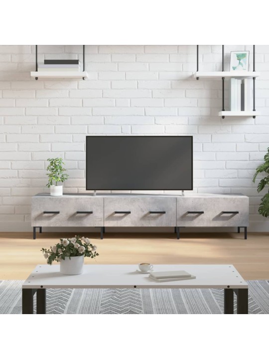 TV skříňka betonově šedá 150 x 36 x 30 cm kompozitní dřevo