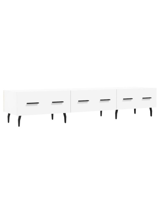 TV skříňka bílá 150 x 36 x 30 cm kompozitní dřevo