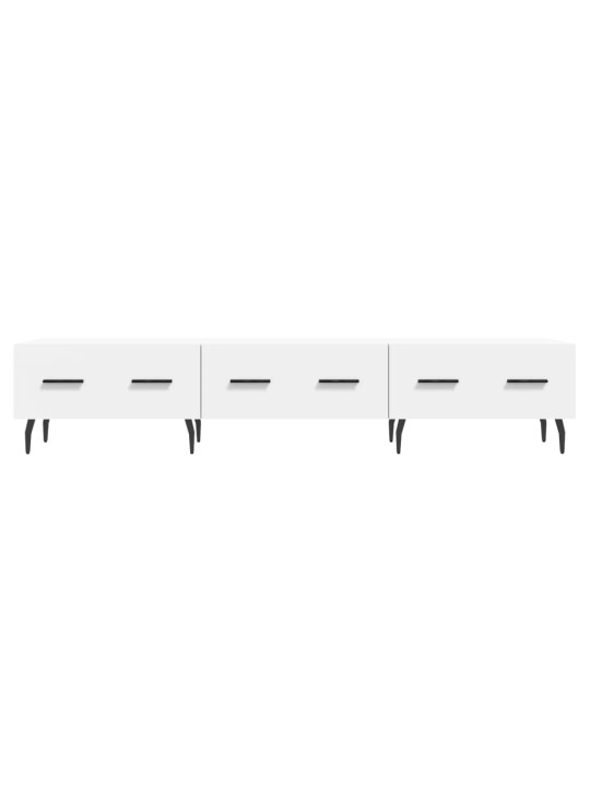 TV skříňka bílá 150 x 36 x 30 cm kompozitní dřevo