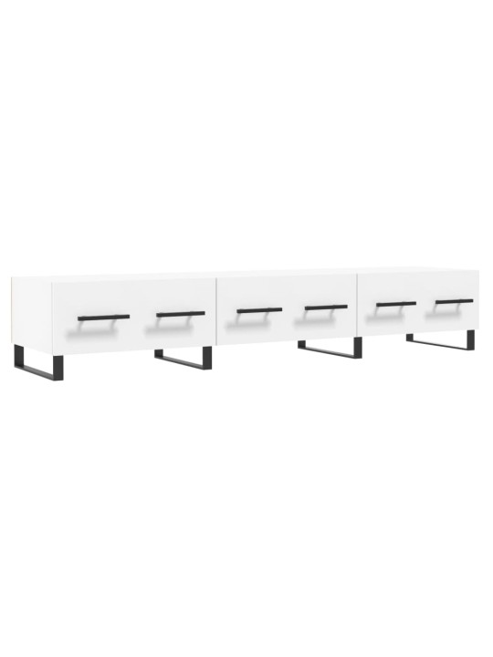 TV skříňka bílá 150 x 36 x 30 cm kompozitní dřevo