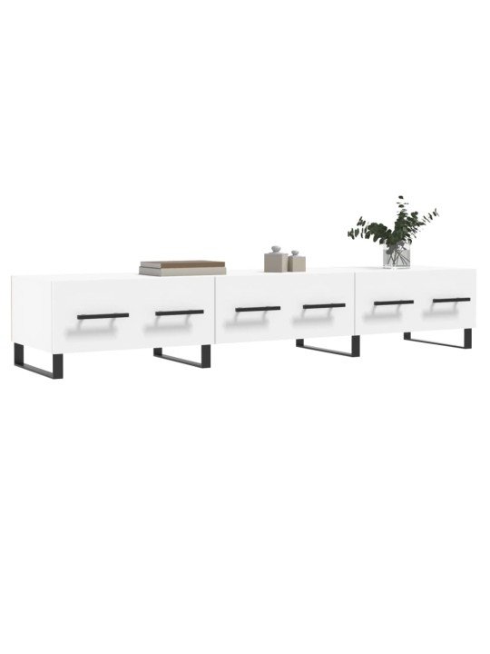 TV skříňka bílá 150 x 36 x 30 cm kompozitní dřevo