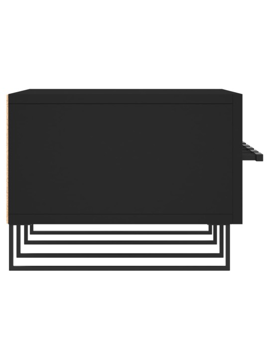 TV skříňka černá 150 x 36 x 30 cm kompozitní dřevo