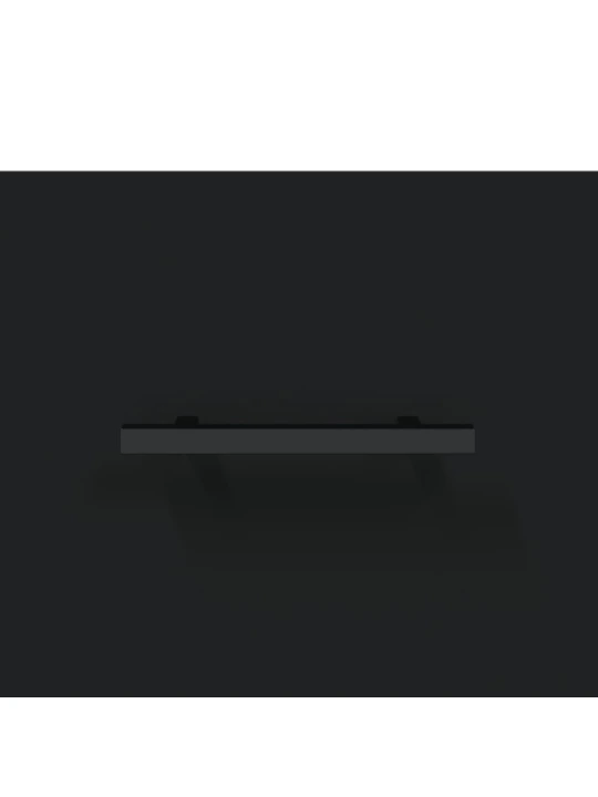 TV skříňka černá 150 x 36 x 30 cm kompozitní dřevo
