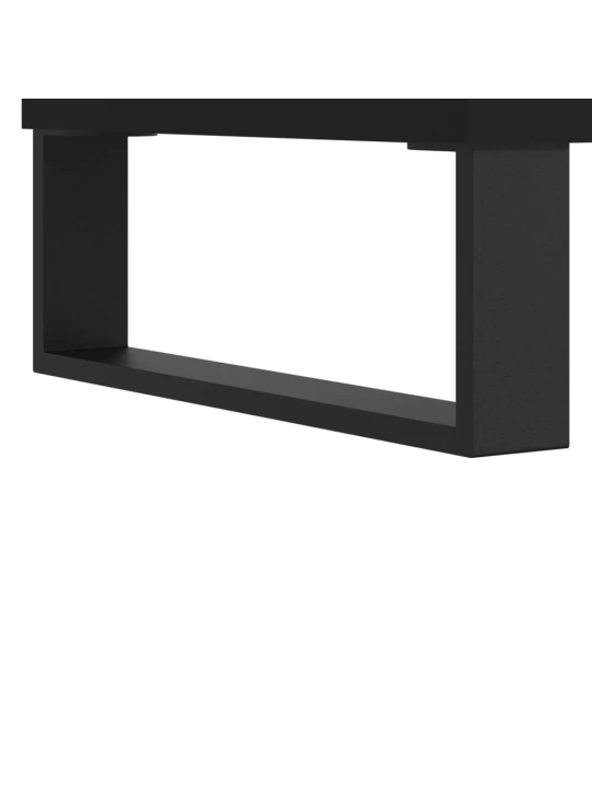 TV skříňka černá 150 x 36 x 30 cm kompozitní dřevo