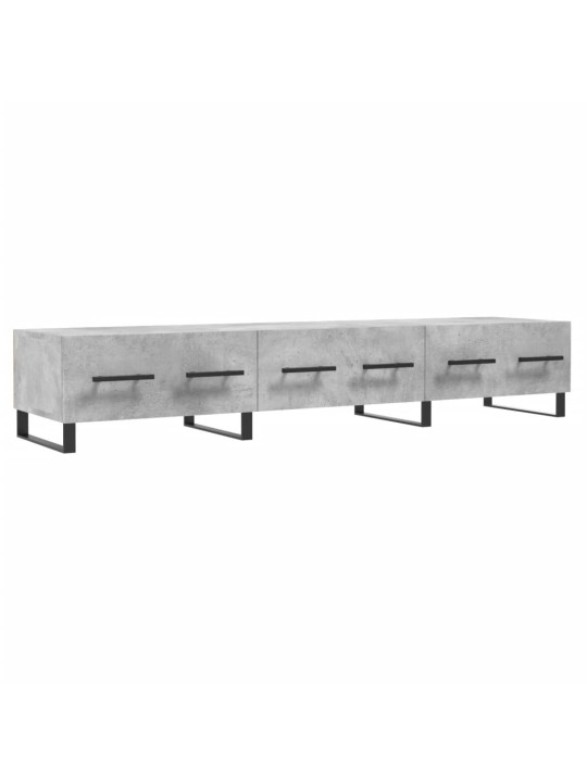 TV skříňka betonově šedá 150 x 36 x 30 cm kompozitní dřevo