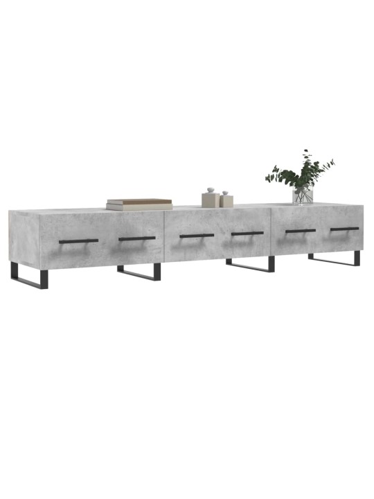 TV skříňka betonově šedá 150 x 36 x 30 cm kompozitní dřevo