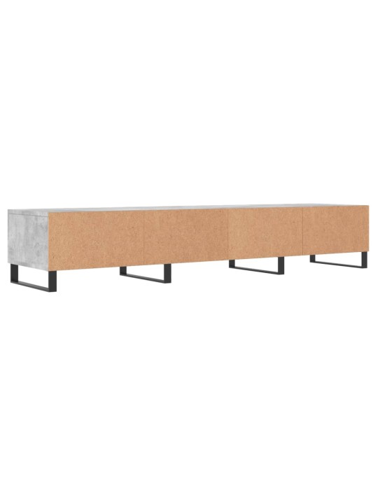 TV skříňka betonově šedá 150 x 36 x 30 cm kompozitní dřevo