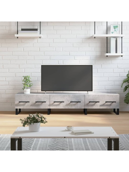 TV skříňka betonově šedá 150 x 36 x 30 cm kompozitní dřevo