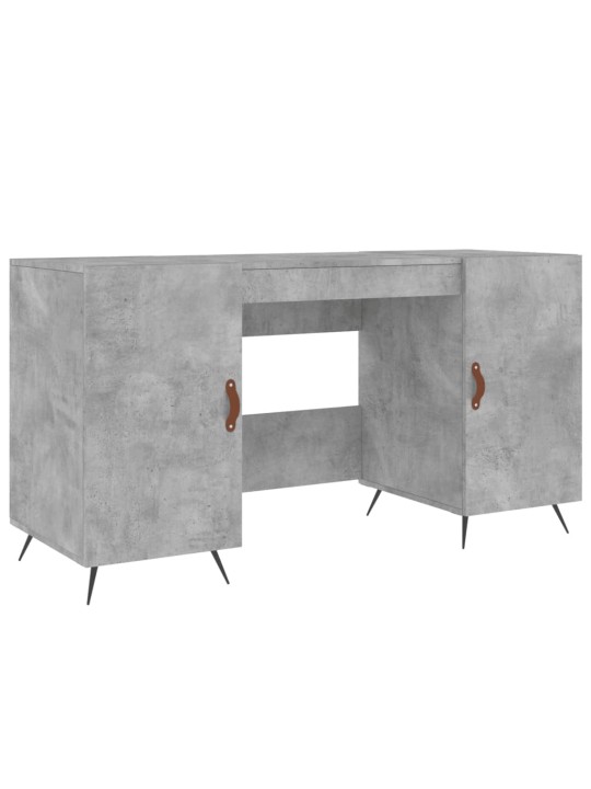 Psací stůl betonově šedý 140 x 50 x 75 cm kompozitní dřevo