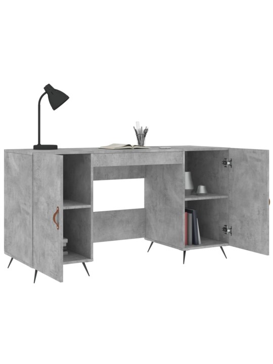 Psací stůl betonově šedý 140 x 50 x 75 cm kompozitní dřevo