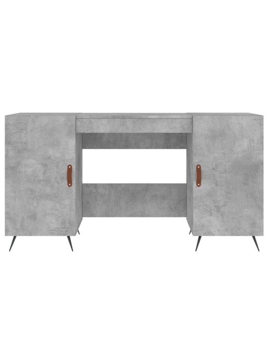 Psací stůl betonově šedý 140 x 50 x 75 cm kompozitní dřevo