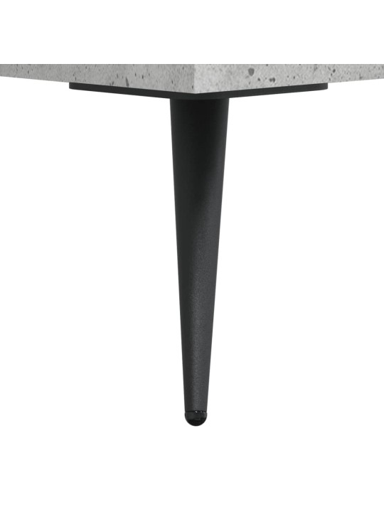 Psací stůl betonově šedý 140 x 50 x 75 cm kompozitní dřevo