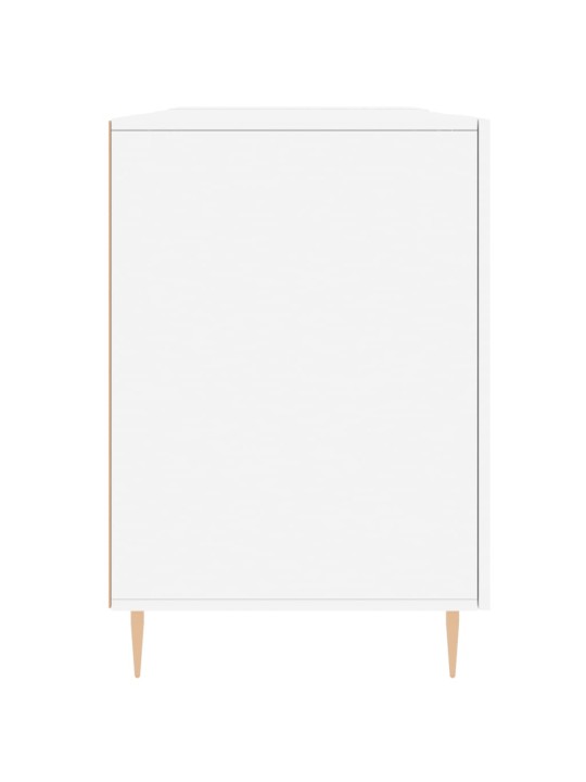 Psací stůl bílý 140 x 50 x 75 cm kompozitní dřevo