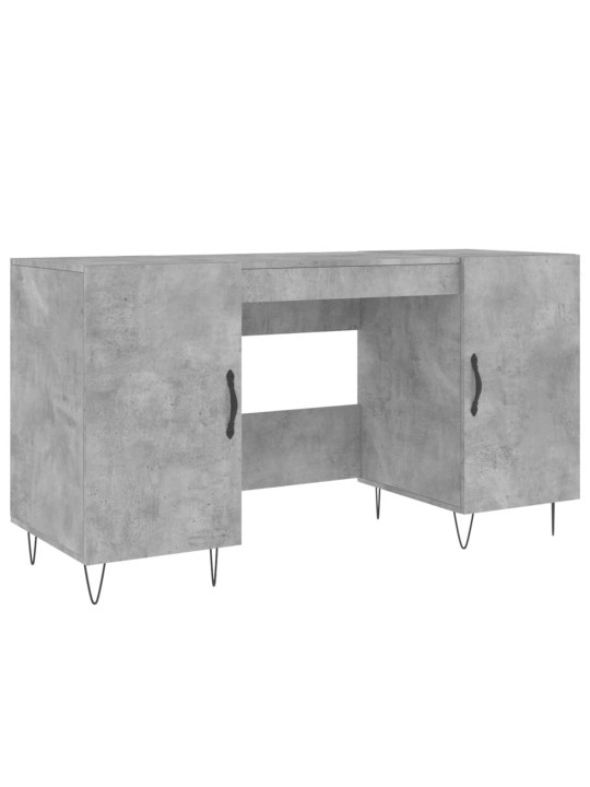 Psací stůl betonově šedý 140 x 50 x 75 cm kompozitní dřevo