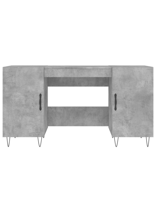 Psací stůl betonově šedý 140 x 50 x 75 cm kompozitní dřevo
