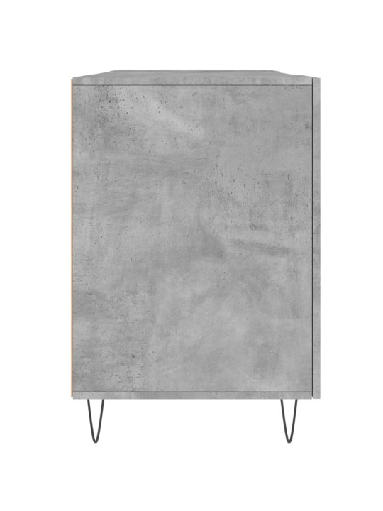 Psací stůl betonově šedý 140 x 50 x 75 cm kompozitní dřevo