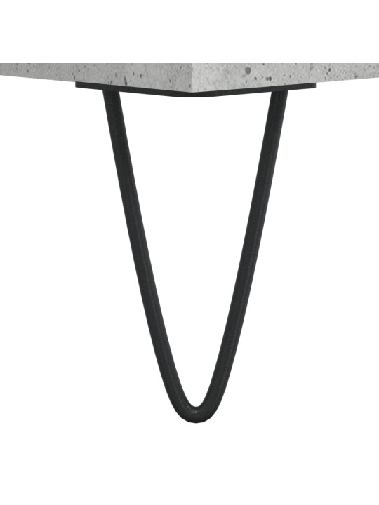 Psací stůl betonově šedý 140 x 50 x 75 cm kompozitní dřevo