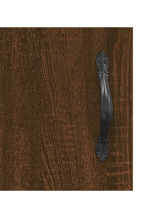 Psací stůl hnědý dub 140 x 50 x 75 cm kompozitní dřevo