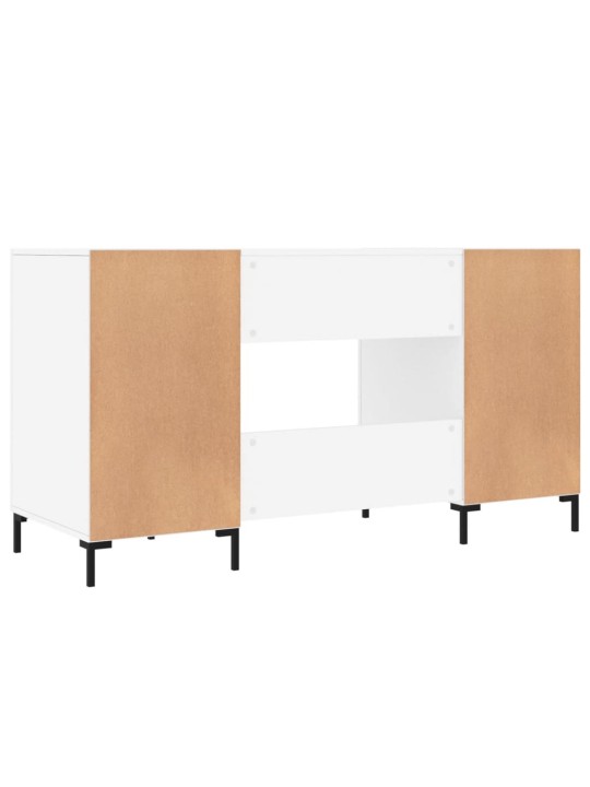 Psací stůl bílý 140 x 50 x 75 cm kompozitní dřevo