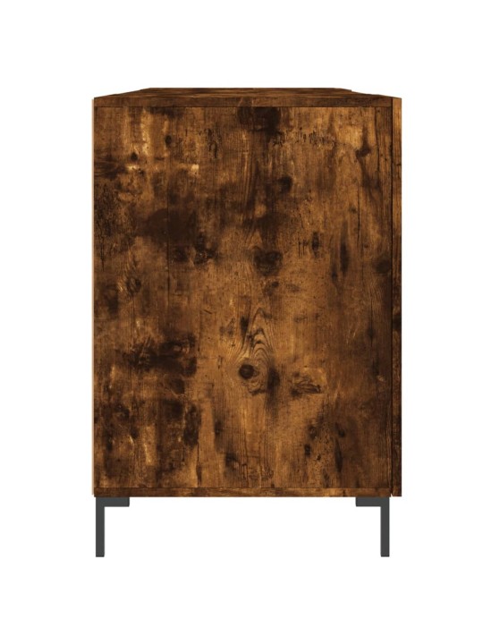 Psací stůl kouřový dub 140 x 50 x 75 cm kompozitní dřevo