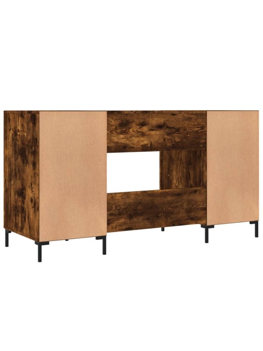 Psací stůl kouřový dub 140 x 50 x 75 cm kompozitní dřevo