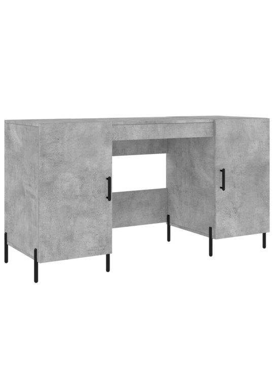 Psací stůl betonově šedý 140 x 50 x 75 cm kompozitní dřevo