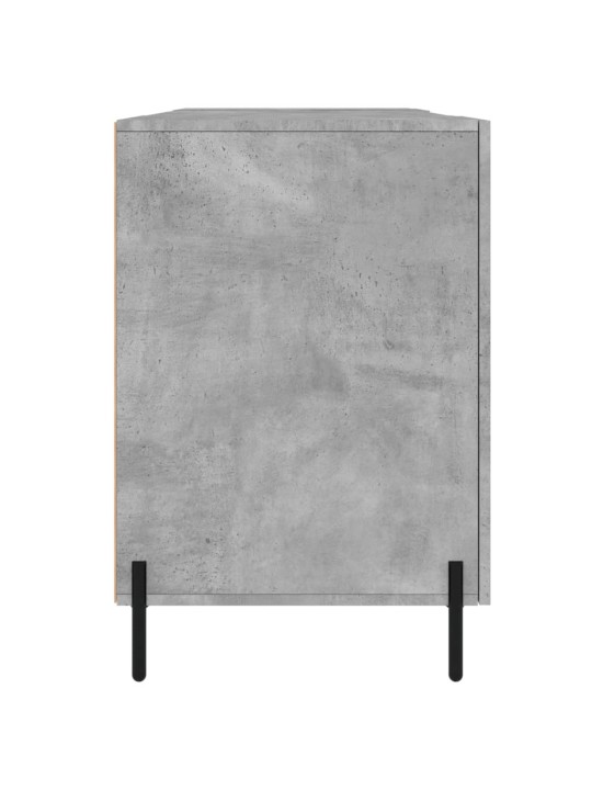 Psací stůl betonově šedý 140 x 50 x 75 cm kompozitní dřevo