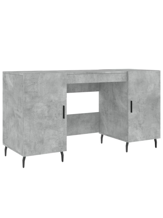 Psací stůl betonově šedý 140 x 50 x 75 cm kompozitní dřevo