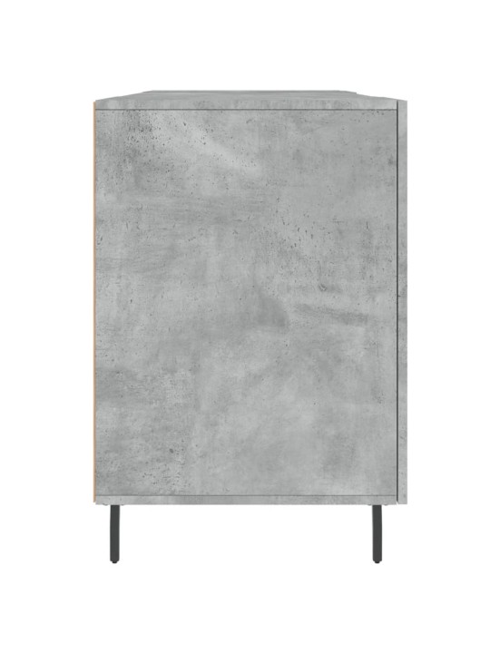 Psací stůl betonově šedý 140 x 50 x 75 cm kompozitní dřevo