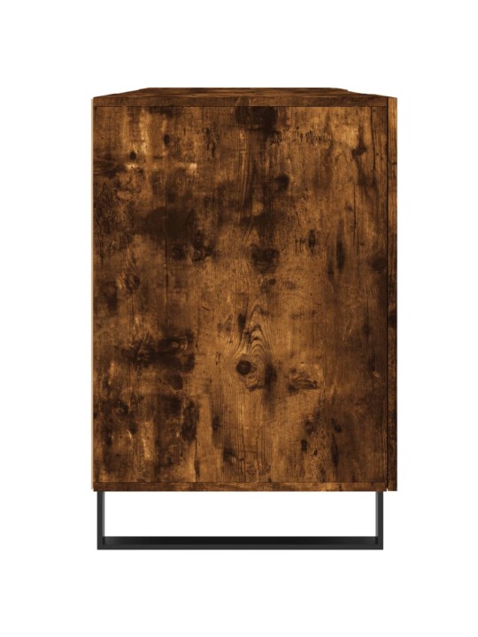 Psací stůl kouřový dub 140 x 50 x 75 cm kompozitní dřevo