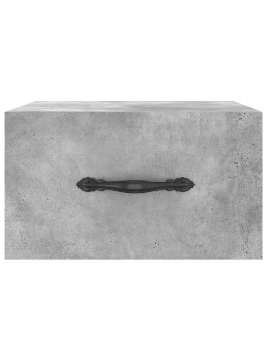 Nástěnné noční stolky 2 ks betonově šedé 35 x 35 x 20 cm