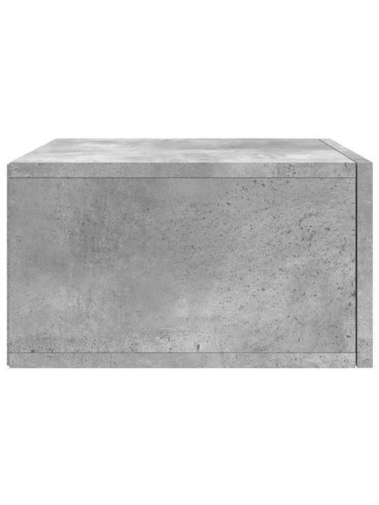 Nástěnné noční stolky 2 ks betonově šedé 35 x 35 x 20 cm